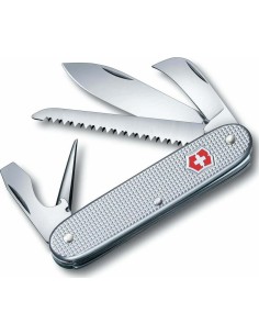 Νο 0.8150.26 VICTORINOX ΣΟΥΓΙΑΣ RIBBED SILVER ALOX