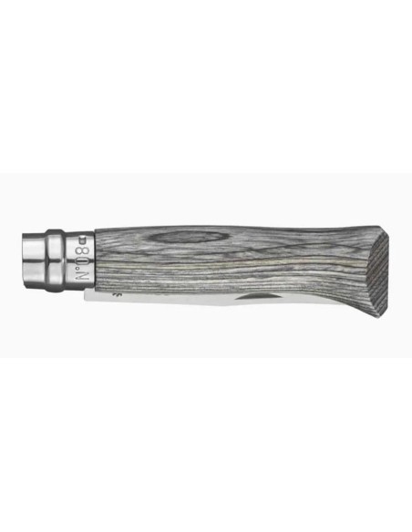 Σουγιάς Opinel Inox No8 Laminate Birch (Σημύδα) Γκρί Νερά