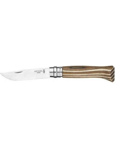 Σουγιάς Opinel Inox No8 Laminate Birch (Σημύδα)...