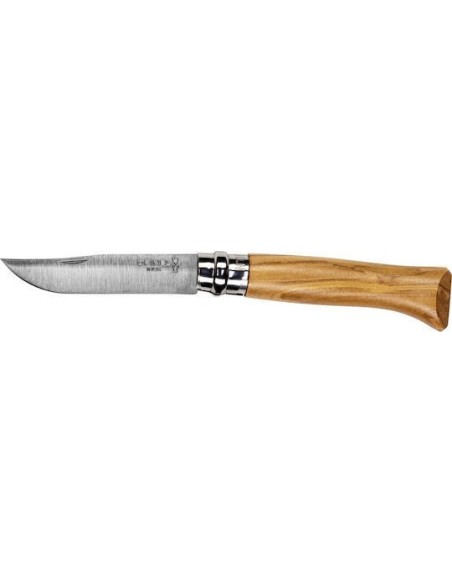 Σουγιάς Opinel Inox Ελιά Νο8  Με Θήκη