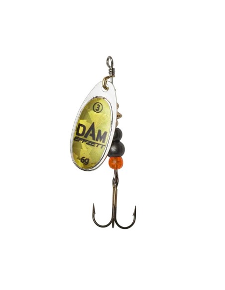 Πεταλούδες Dam Fluo Spinner 2 4g Sinking Gold Prisma