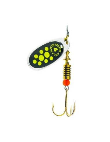 Πεταλούδα Mepps Black Fury Green Dots