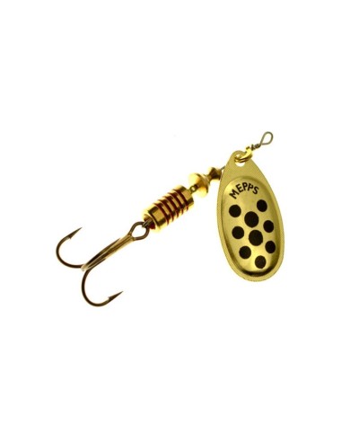 Πεταλούδα Mepps Aglia Decore Black Dots Gold