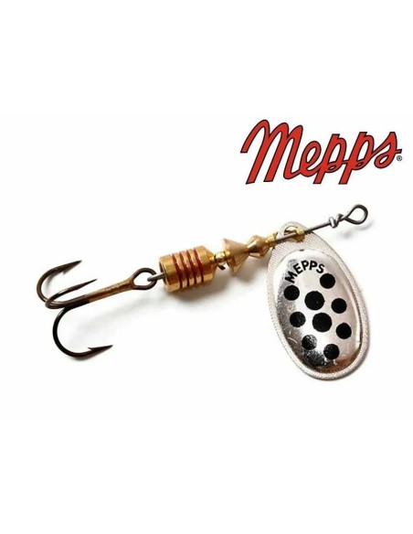 Πεταλούδα Mepps Aglia Decore Black Dots Silver