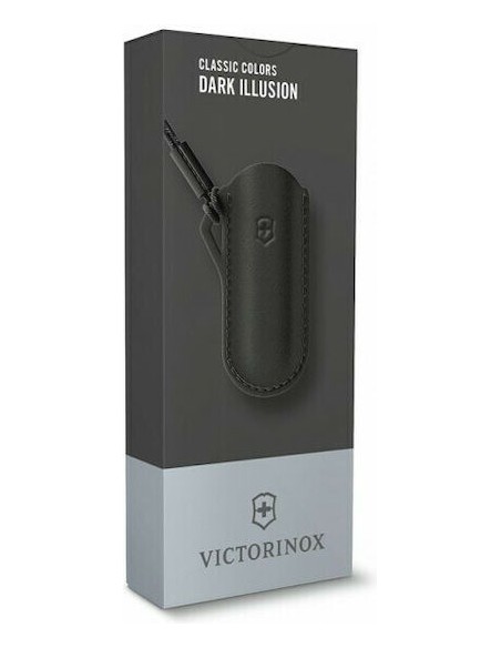 No 4.0670.3 VICTOR.LEATHER POUCH W/CORD STYLE BLACK