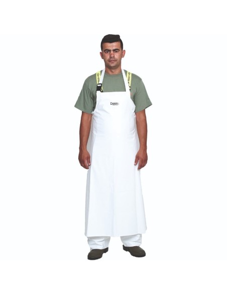 Ποδιά Dispan Εργασίας Λευκή Μικρή 40AAN